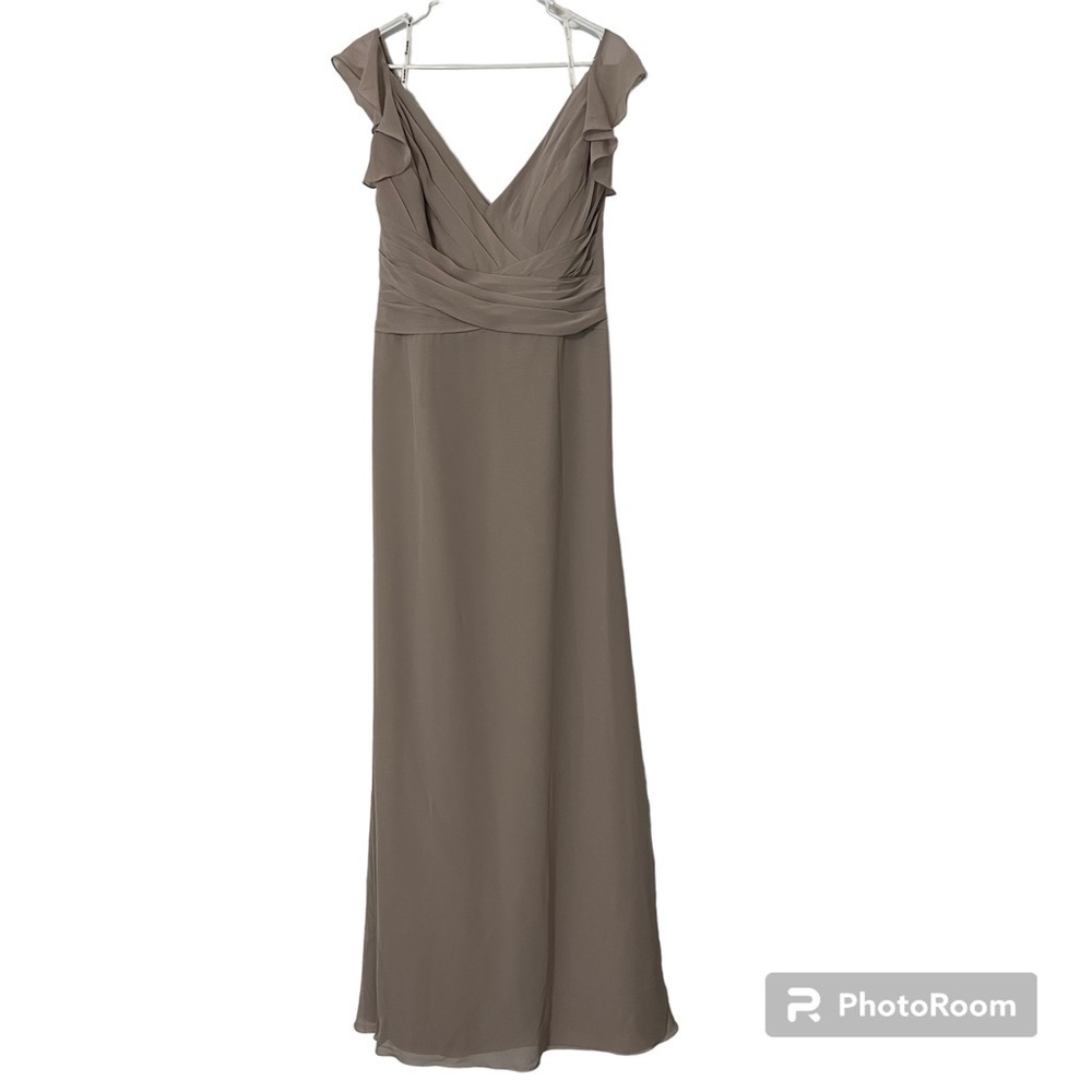 B2 Jasmine Taupe Bridesmaid Dress. Size N18